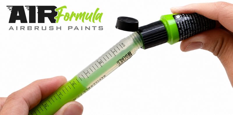 riempire i pennarelli con pittura Air Formula